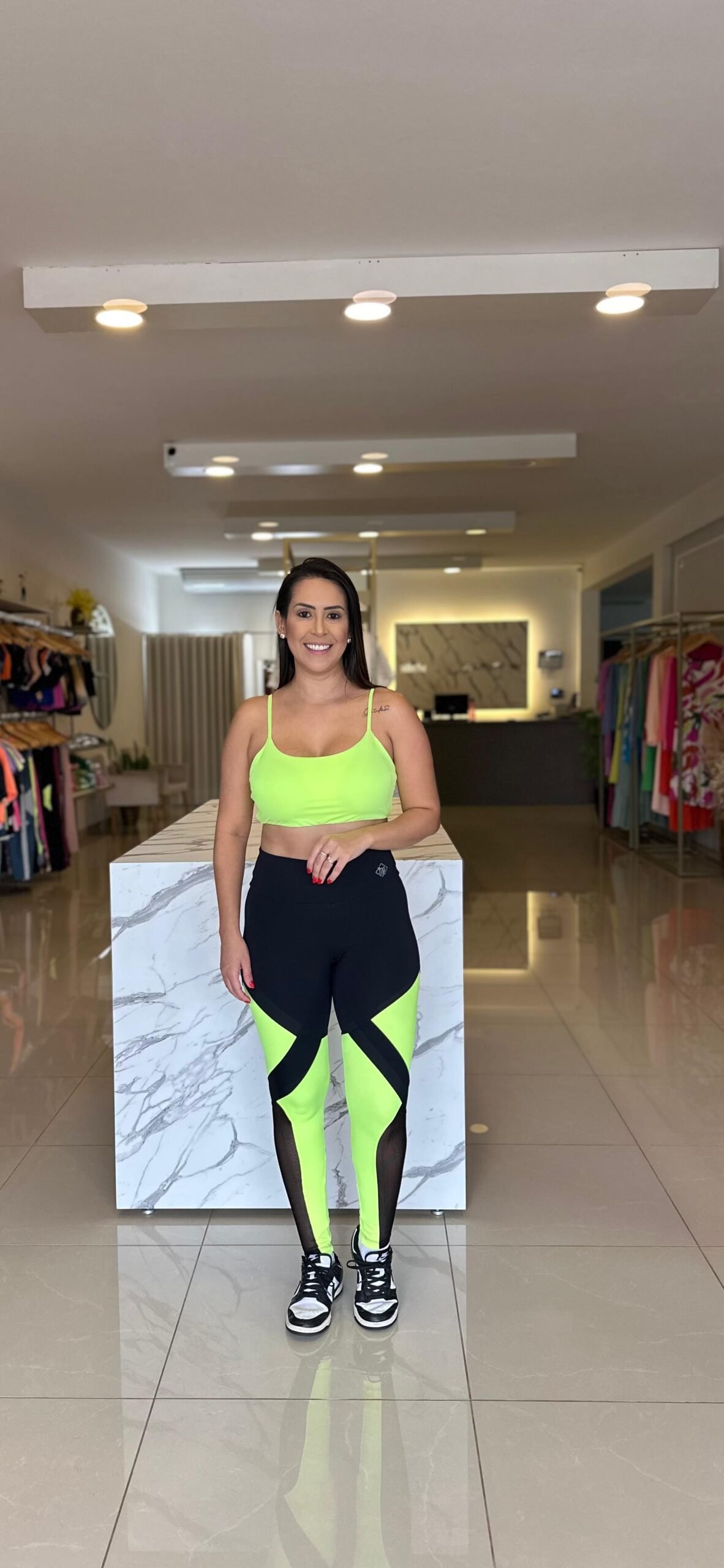 CALÇA LEGGING RECORTE FRONTAL - Imagem 5