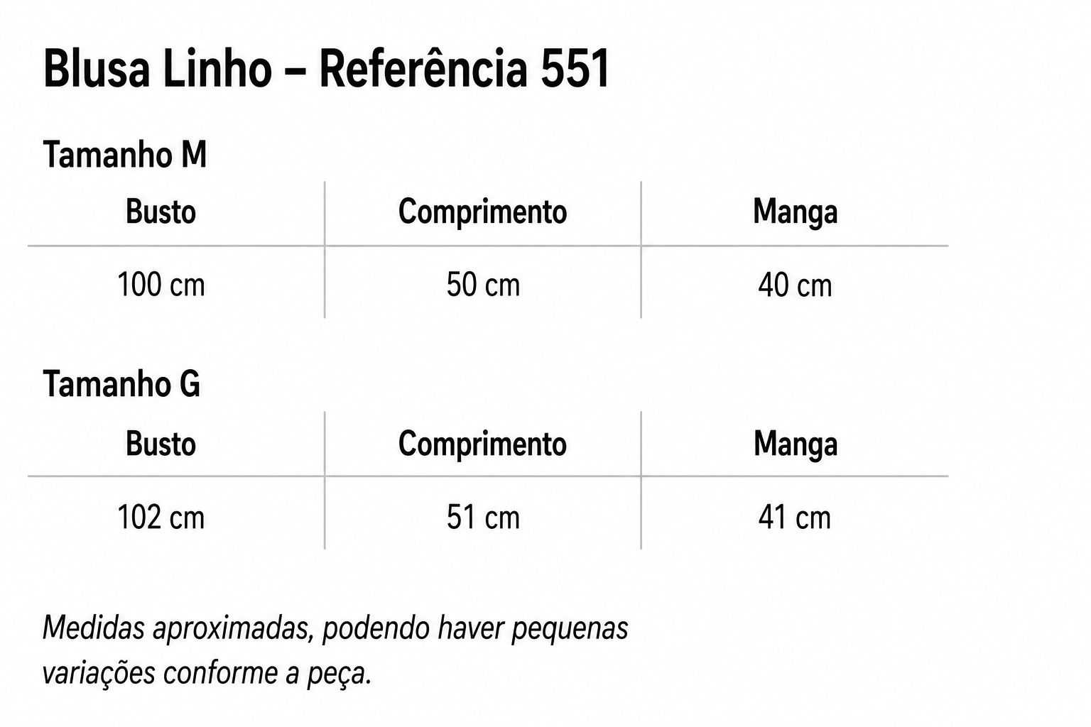 BLUSA LINHO - Imagem 3