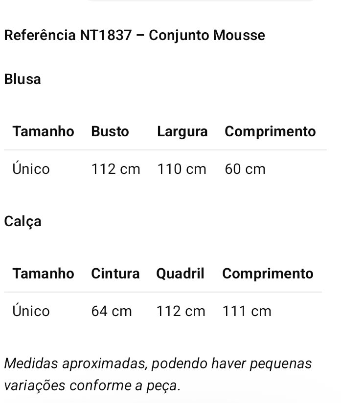 CONJUNTO MOUSSE - Imagem 3