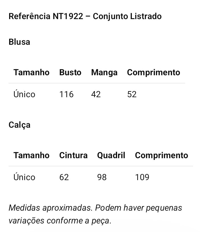 CONJUNTO LISTRAS - Imagem 3