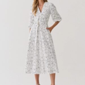 VESTIDO MIDI LINHO
